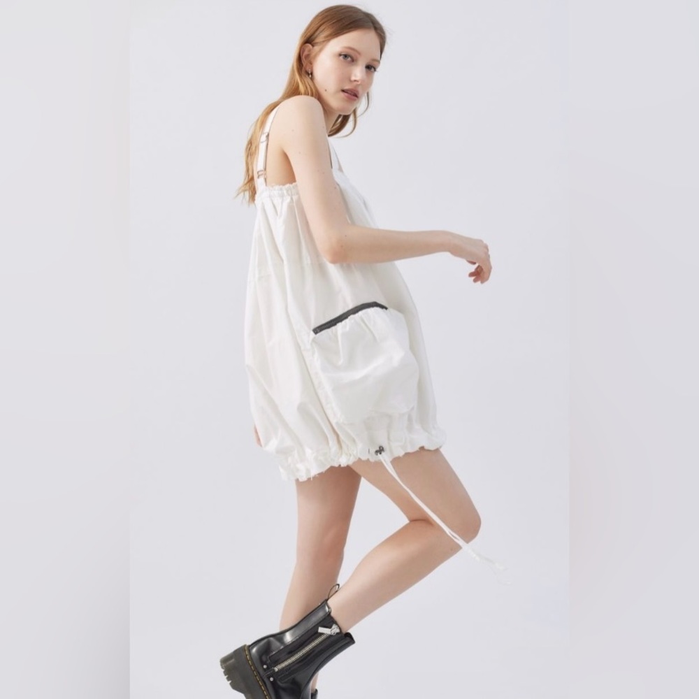 UO Colton Poplin Cargo Mini Dress! Urban Outfitters Sold Out! S